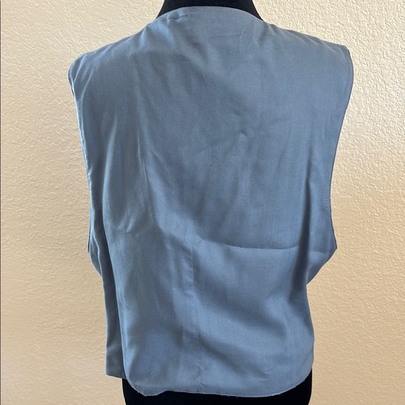 Vintage Europa Beaded Lace Embroidered Vest Size Medium 0111 - Picture 6 of 7